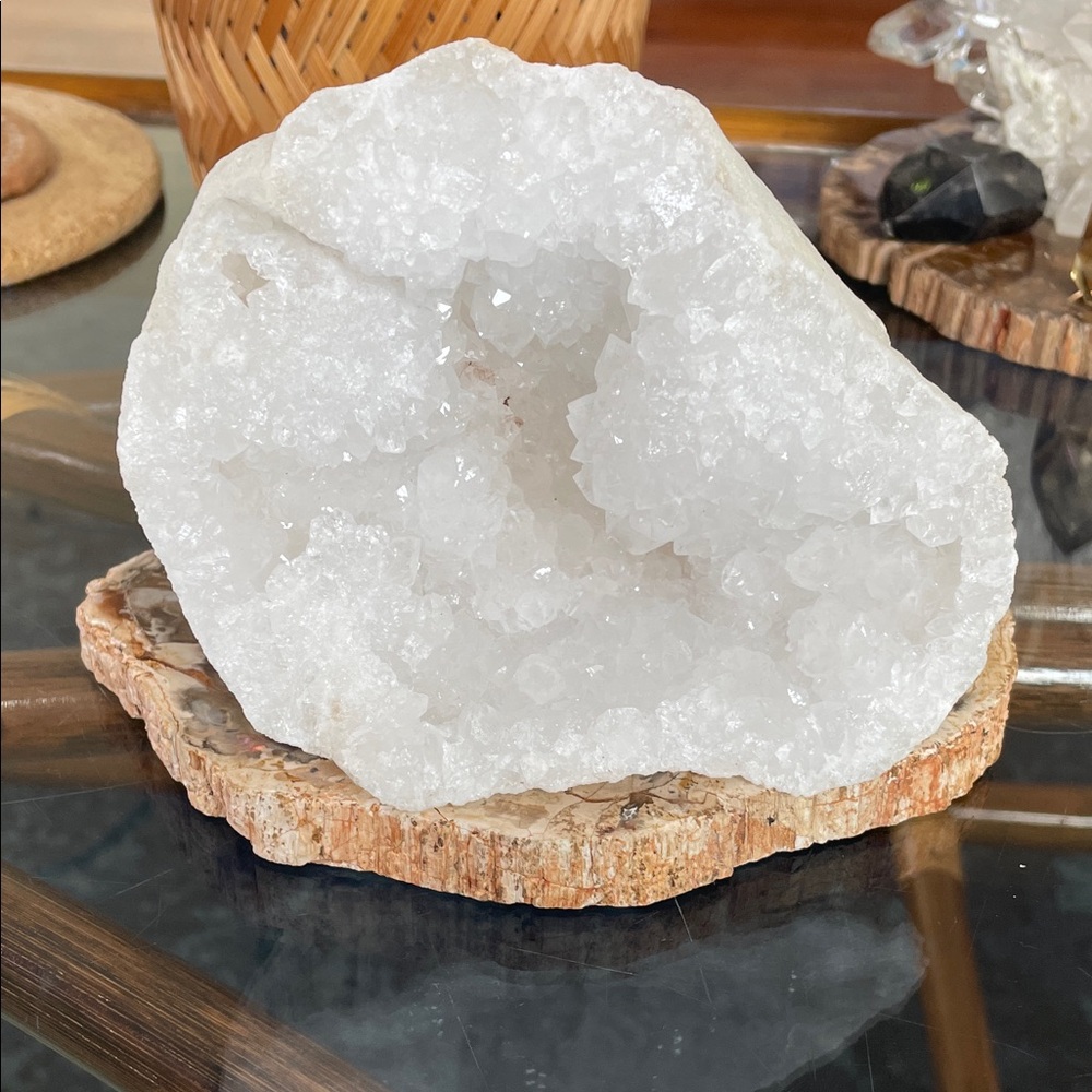 White Crystal Geode